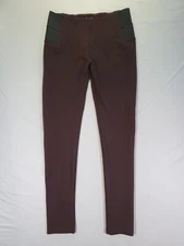 Shinestar Womens Legging Pants XL Stretch w/ Tummy Panel Athleisure Brown