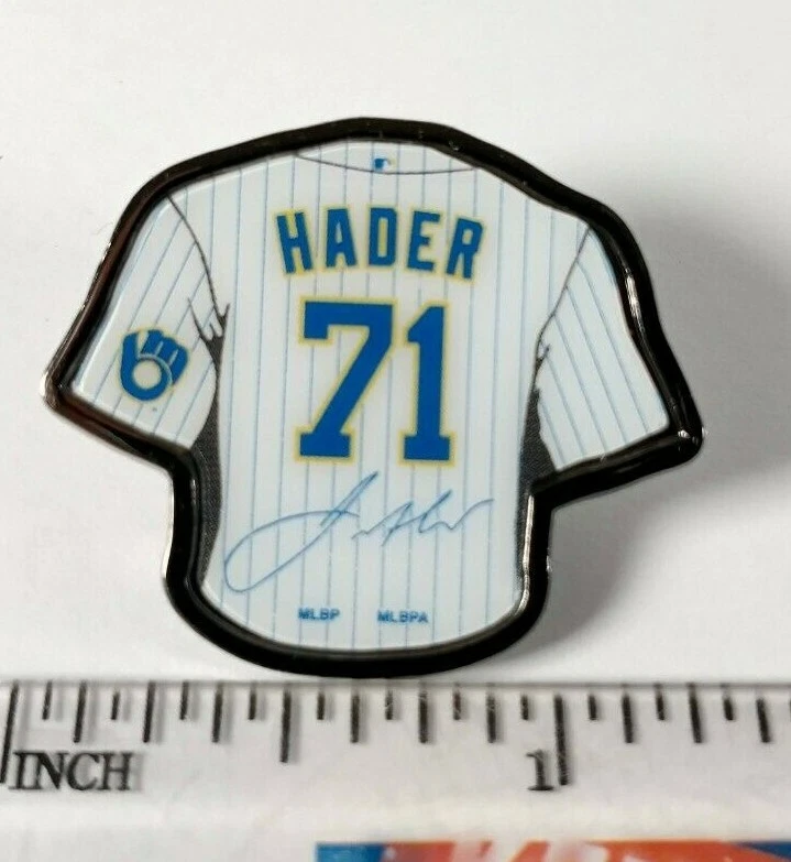 Milwaukee Brewers Hat Lapel Pin MLB Josh Hader Uniform 2013 - Image 3 of 3