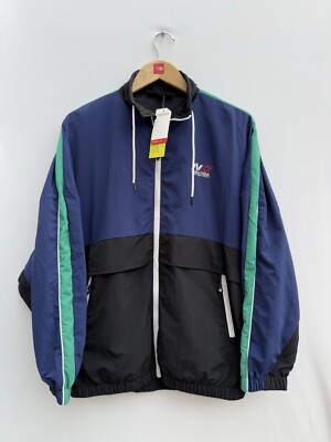 Nautica Competition Chestnut Jacke Sport Track Top schwarz marineblau Damengröße 8