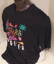 Nike Jordan Air T-Shirt 23 Los Angeles Jumpman Men Black Medium