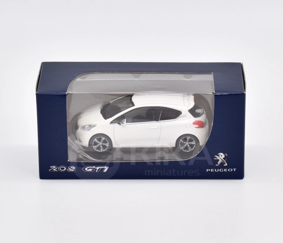 Peugeot 208 GTI Blanc Phase 1 (2012) NOREV 3 inches 1/64 - Photo 4/4