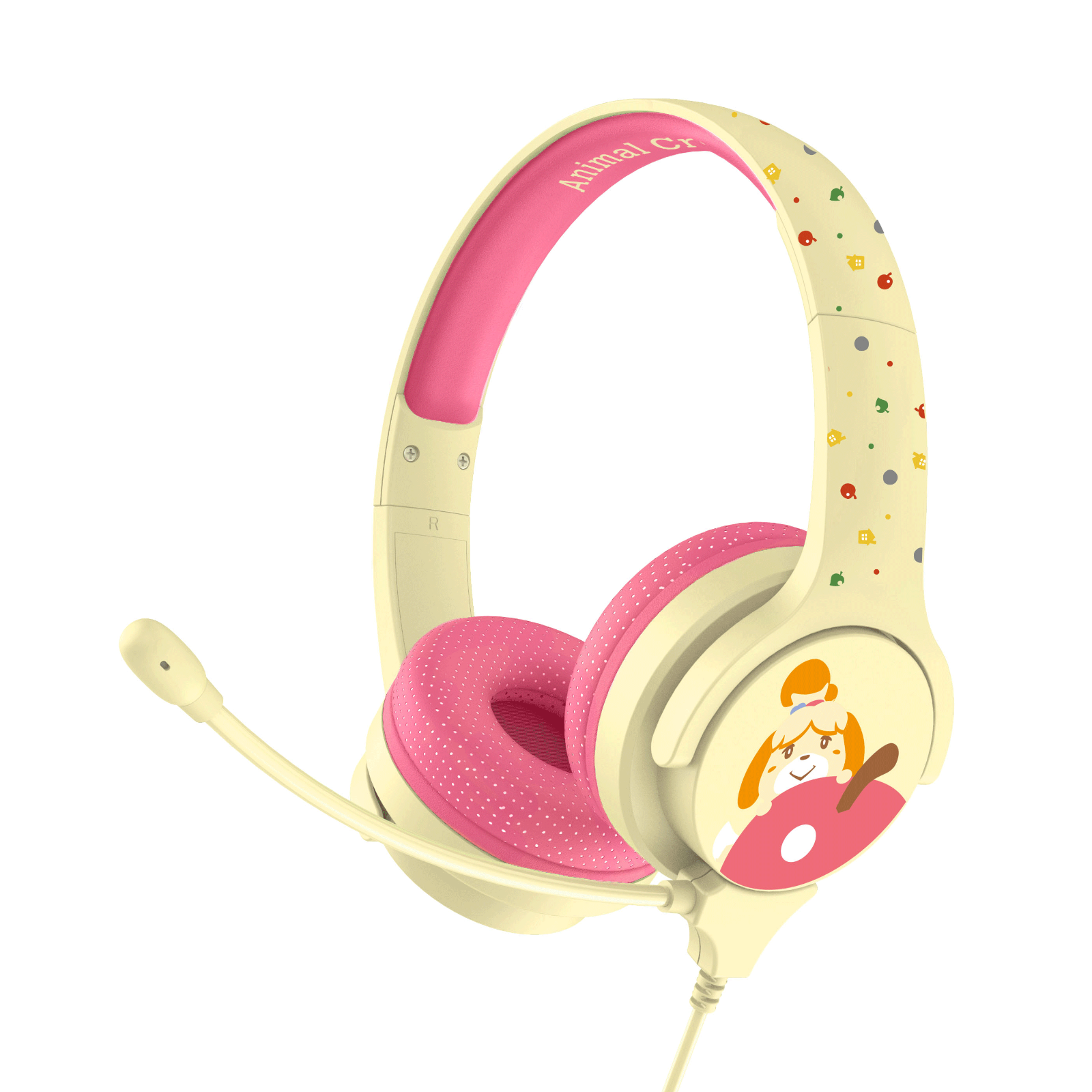OTL Technologies Kids Headphones Animal Crossing Study Headphones with Boom Mic