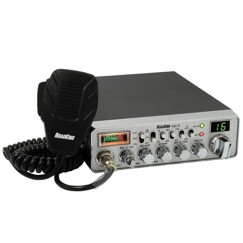 ROADKING CB RADIO 40 CHANNEL FULL SIZE TURNER RK 4PIN MIC USB SWR