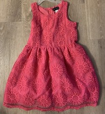 GUESS Girl’s Size 14 Gorgeous Pink Floral Lined Sleeveless Party Dress