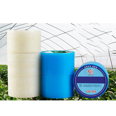 Poly Patch Tape Clear UV Greenhouse Tunnel Permanent Repair Tape 2.36" x 32.8ft 