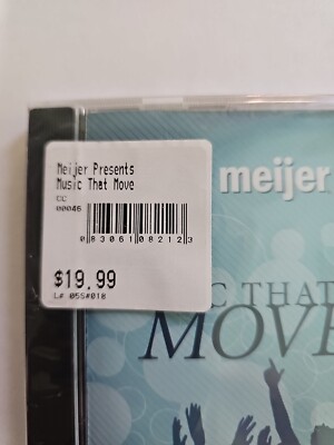 Meijer Presents Music That Moves You CD SEALED Columbia Various