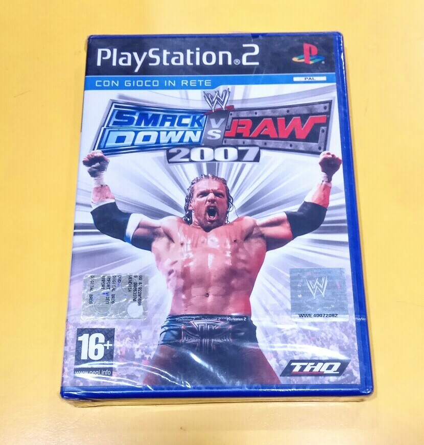 WWE Smackdown VS Raw 2007 GIOCO PS2 VERSIONE ITALIANA NUOVO