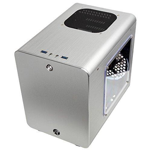 Case Raijintek METIS PLUS Mini-ITX - argento Window PC Case, Mini Tower - Foto 3 di 3