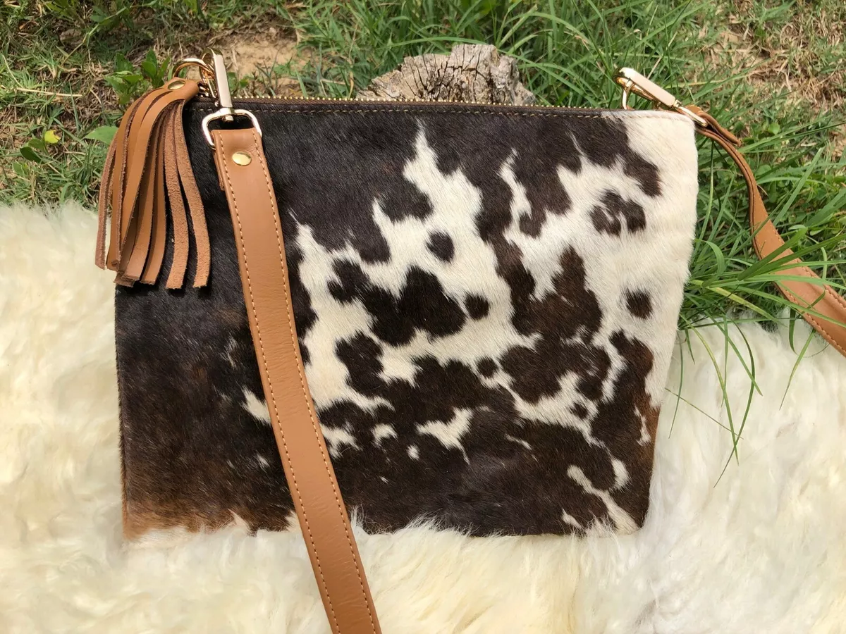 Leopard Cowhide Crossbody Purse