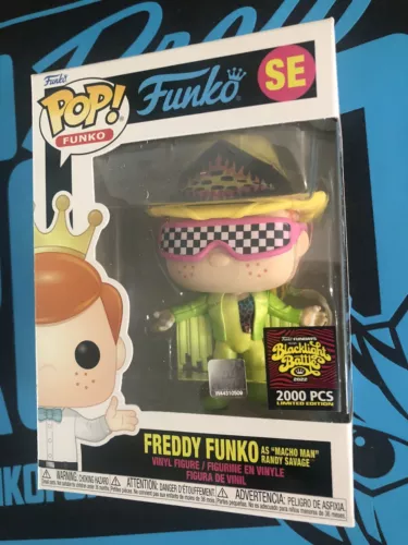 2022 SDCC Funko Fundays Freddy Macho Man Randy Savage LE SE 2000 w/ Protector