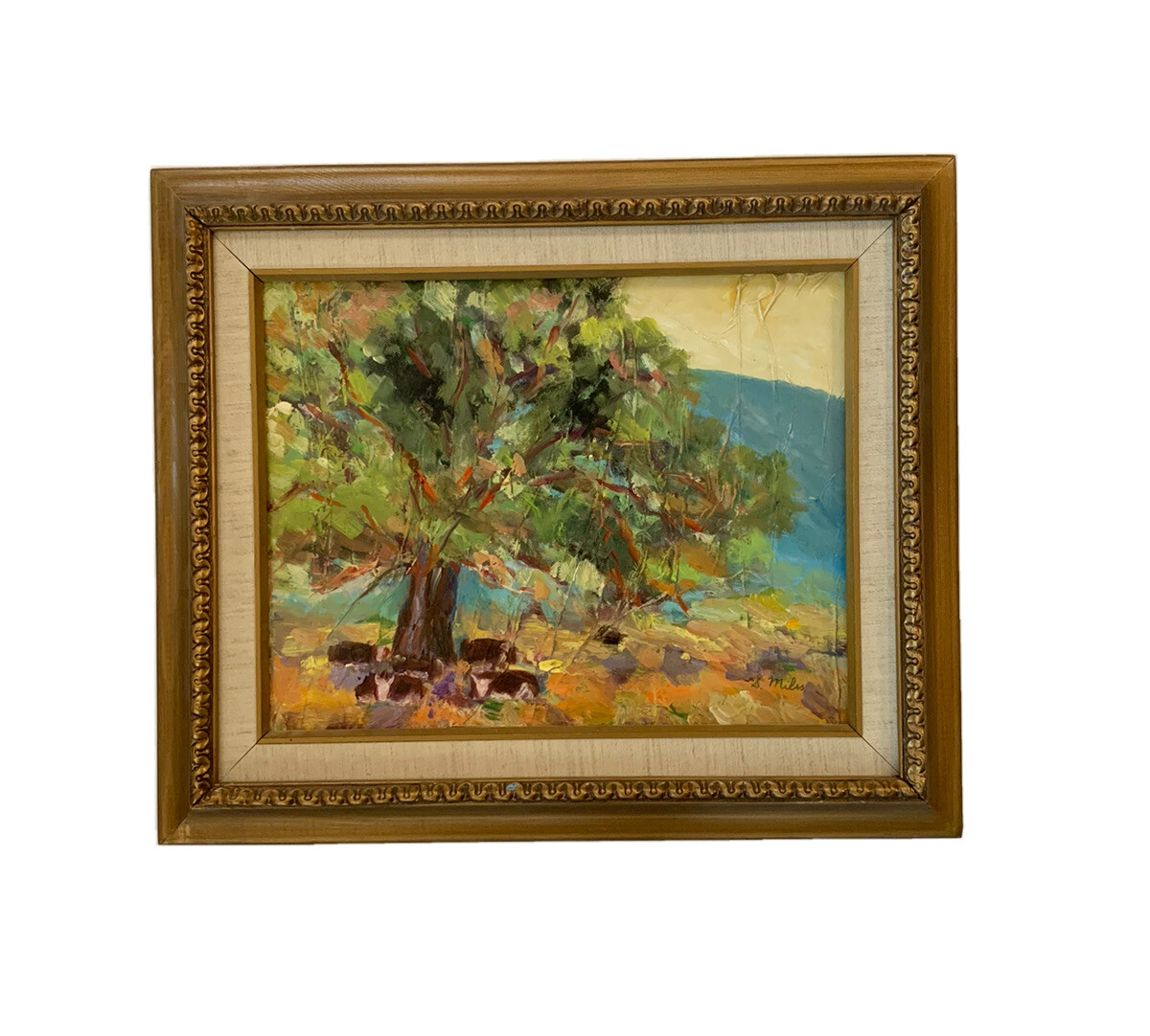 Shigeko Yamamuro Miles Landscape Oil Painting “Countryside” Japan