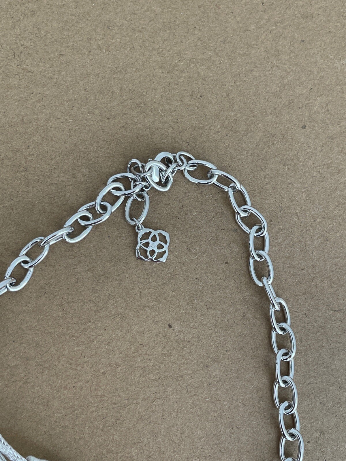 Kendra Scott Violet Silver Statement Necklace In … - image 7