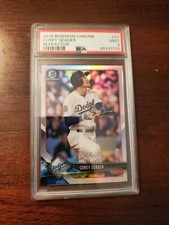 2018 Bowman Chrome Corey Seager Refractor PSA 9