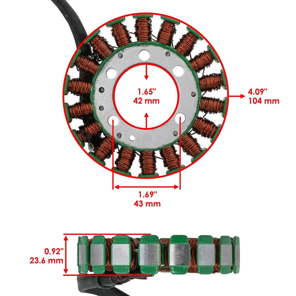 Stator for Polaris Magnum 330 2X4 4X4 2003 2004 2005 2006 Magneto - Image 2 of 4