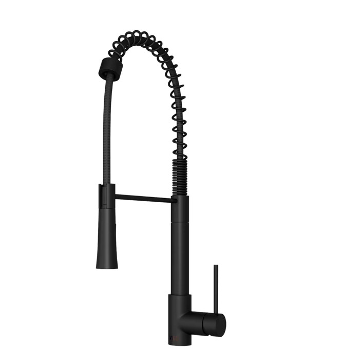 Vigo Laurelton Pull-Down Spray Kitchen Faucet In Matte Black