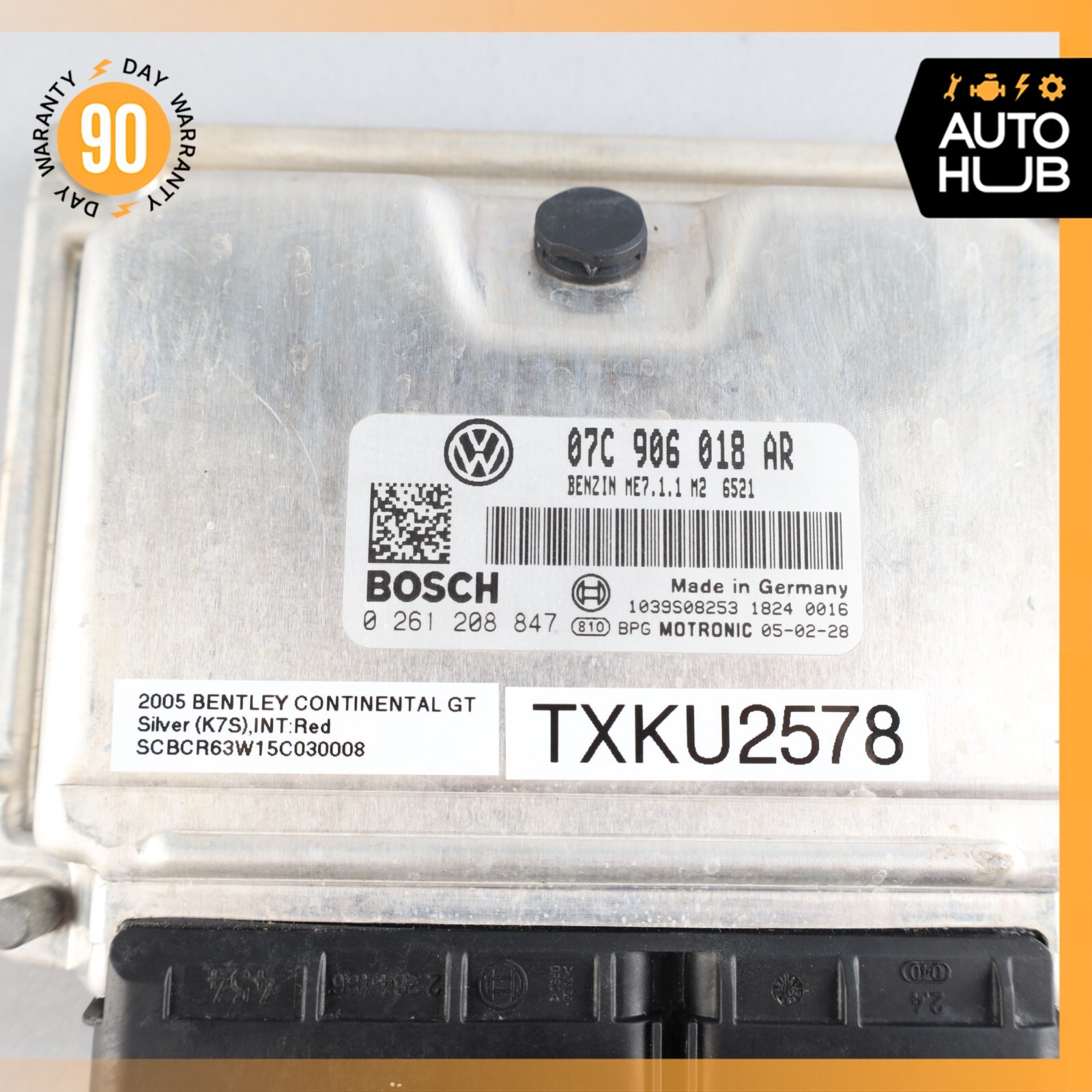 2005 Bentley Continental GT 6.0L W12 Engine Control Module ECU OEM 73k
