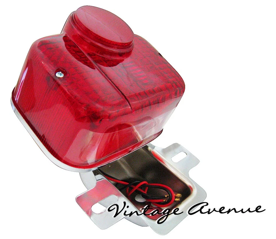 SUZUKI T20 T21 TC250 S32-I S32-II LUZ TRASERA LÁMPARA Y SOPORTE 12V [TW27] Foto 4 de 4