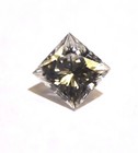 Natural Loose GIA certified .91ct VS2 H princess diamond 5.33X5.22X3.88mm fancy — photo 9