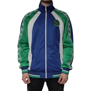 DOLCE & GABBANA Veste Polyester multicolore Fullzip Bomber IT56/US46/XXL 1500usd