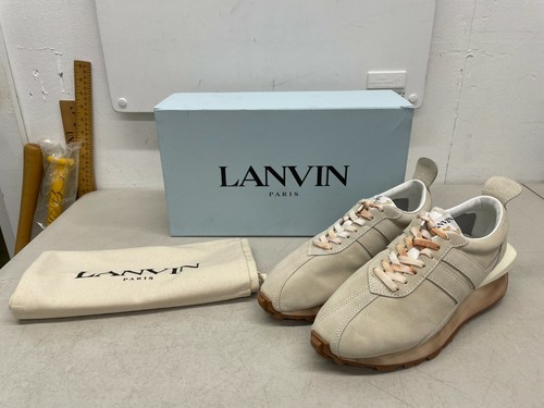lanvin suede sneakers