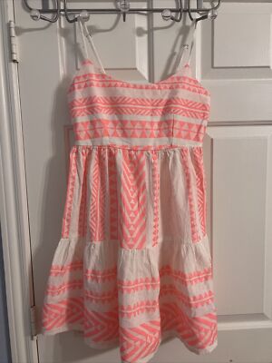 Francesca's Miami Neon Pink Dress Size Small $60 Boutique Dress