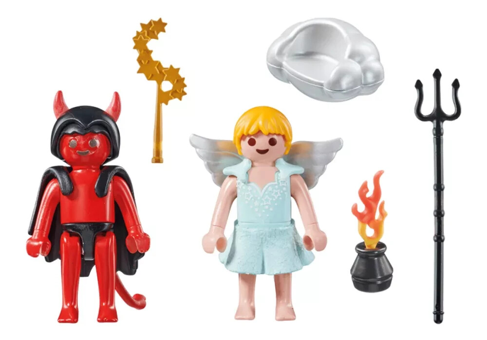 Playmobil Little Angel & Little Devil Figure Set 71170 NIP! | eBay