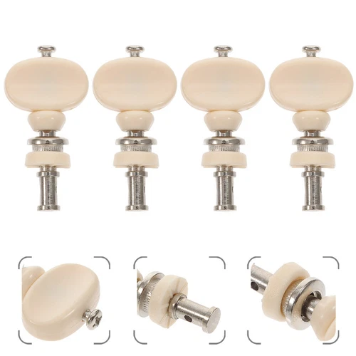 4 Pcs Tuning Keys Ukulele Rotation Locking Pegs Tuners