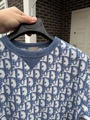 Dior T Shirt Oblique Tee Monogram Cotton Blue Size M | eBay Dior T Shirt Oblique Tee Monogram Cotton Blue Size M | eBay
