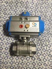 WIC PVS-1-T Pneumatic Ball Valve 