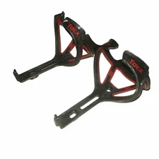 Tacx Deva Water Bottle Cages Pair Gloss Black And Red Biking Holder Garmin