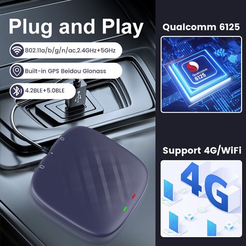 Carlinkit TBOX Wireless Apple Carplay Android Auto Multimedia Play Ai Box MIFI - Picture 3 of 17