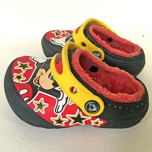 red mickey mouse crocs