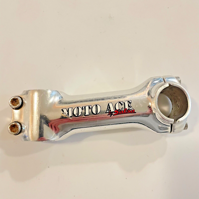 Vintage Salsa Moto AceThreadless Stem 100mm, 25.4mm Clamp Silver 1
