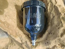 TEKNA DEVILBISS 566cc GRAVITY FEED BLACK CUP 