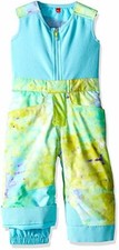 NEW Spyder Kids Bitsy Sweetart Bib Pants Ski Snow Pant, Size 3 Toddler Girls NWT