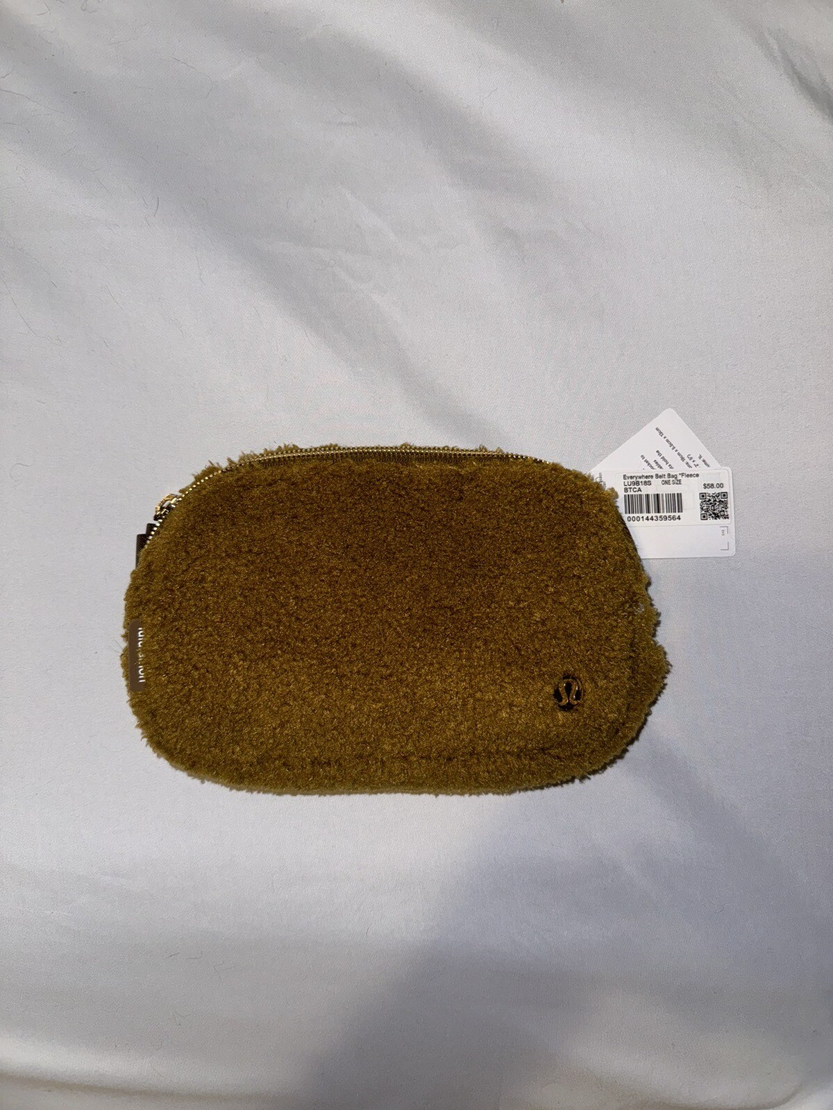 Lululemon Everywhere Sherpa Fleece Crossbody Belt Bag NWT Burnt Caramel