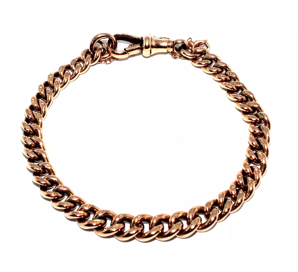 9ct rose gold best sale bracelet