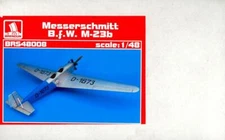 Brengun Models 1/48 MESSERSCHMITT B.f.W. M-23B Resin & Photo Etch Model