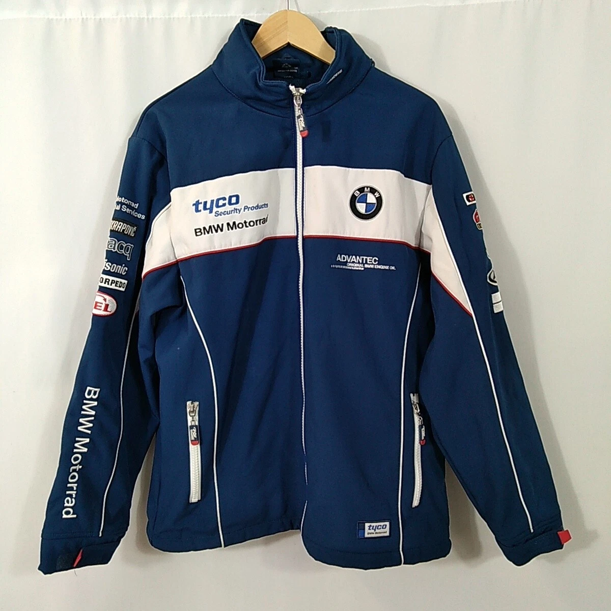 BMW Motorrad Tyco Official Jacket Racing Superbike Team Blue White