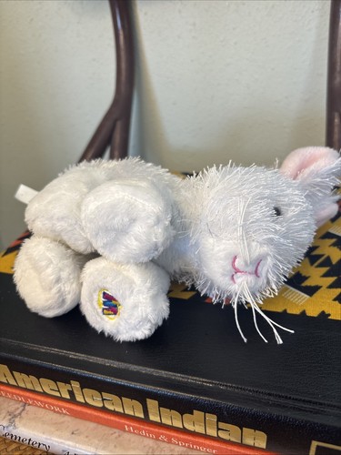 Ganz Webkinz White Rabbit Bunny No Code Plush Stuffed Animal Easter Rabbit - Picture 4 of 4