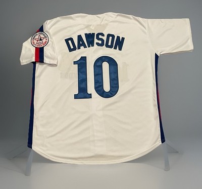Andre Dawson Montreal Jersey Men s XL 1982 Expos Home White Retro Throwback