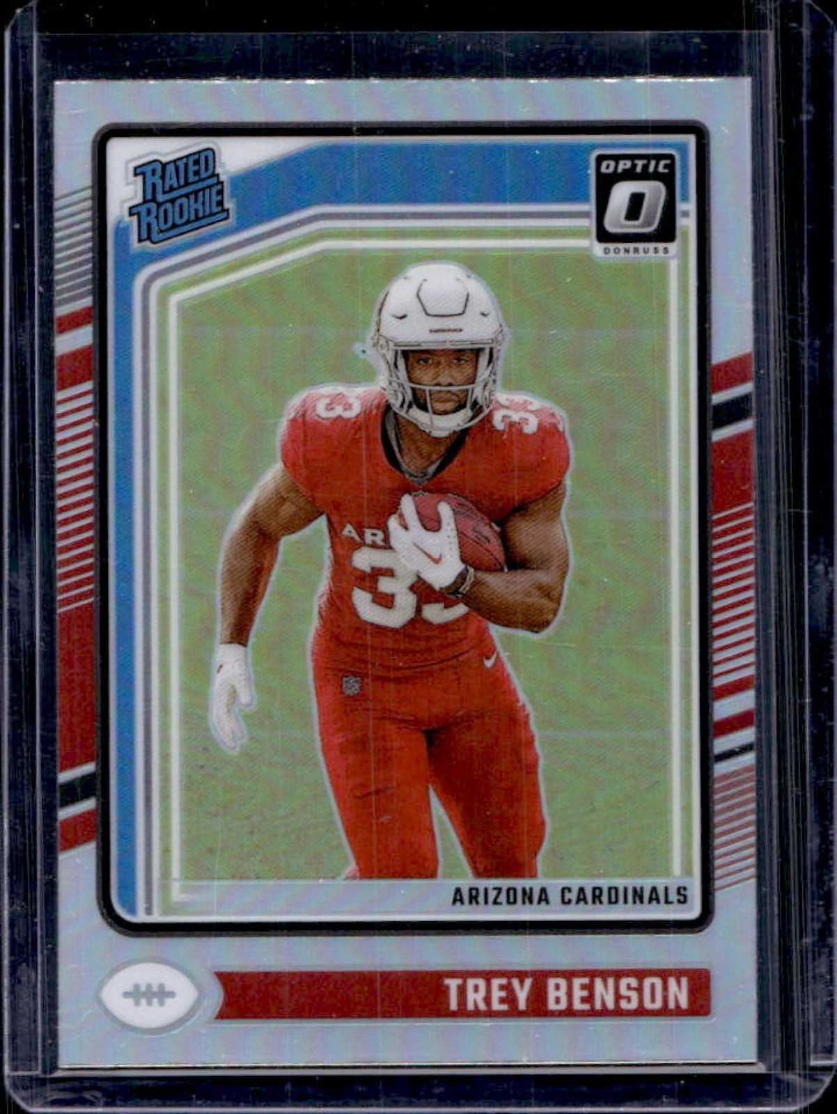 2024 Donruss Optic Trey Benson Holo Rated Rookie #293 Cardinals