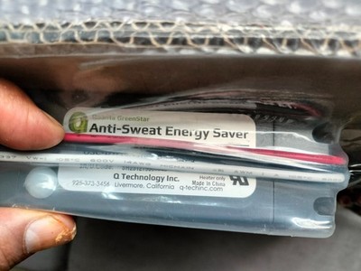 One Q-TECHNOLOGY QSC-DW16A DOOR ANTI-SWEAT HEATER ENERGY SAVER DEW POINT SENSOR