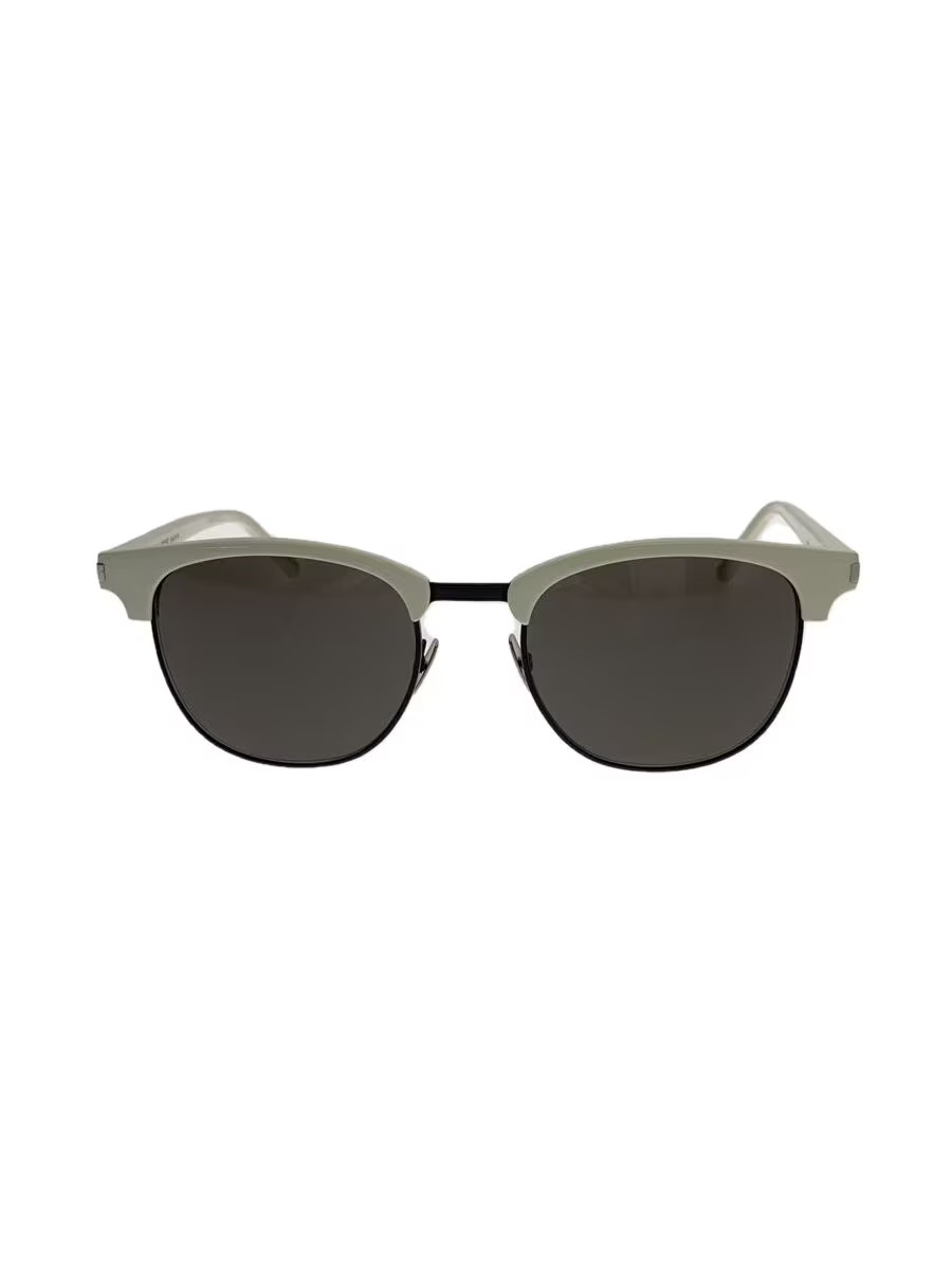 Occhiali da sole SAINT LAURENT plastica bianco nero uomo SL108