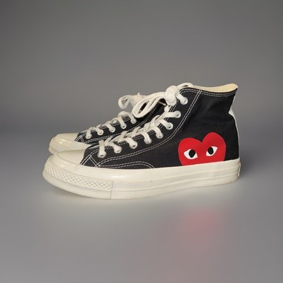 Converse Chuck Taylor All Star High CDG Black x Comme des Garcons Play 150204C