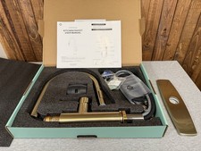 FORIOUS Gold Kitchen Sink Faucet Pull Down Sprayer Self Install Kit