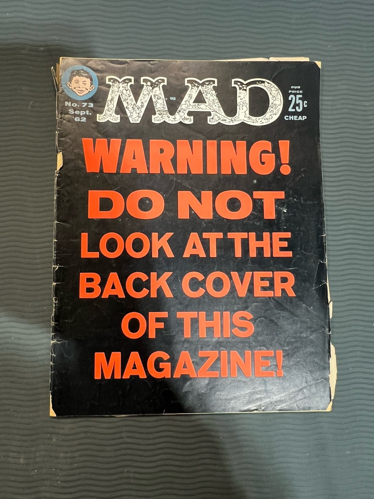 MAD Magazine Issue #73 September 1962 Alfred E. Neuman "Hex" 13 Cover