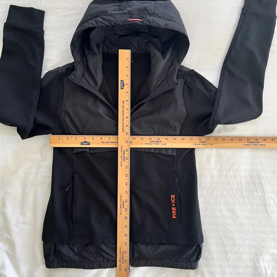 Bogner para mujer talla Chaqueta S Fire + Ice Ofra2 Powerstretch con capucha cremallera completa negra Foto 3 de 4