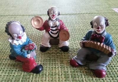 3er Set Gilde Clown ''Musiker'' 