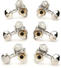 Grover Sta-Tite 98 Series Vertical Tuning Machines Set - Nickel